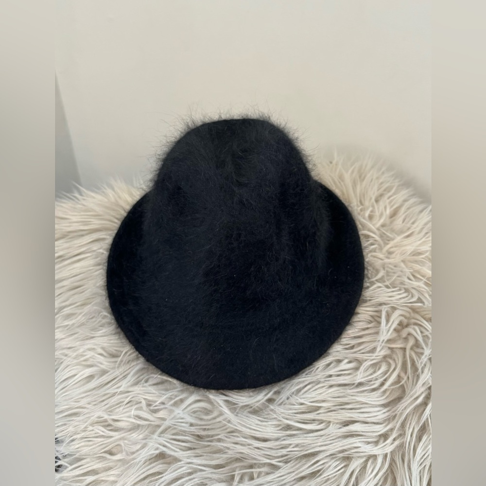 •VINTAGE• DANIER Black Angora Hat